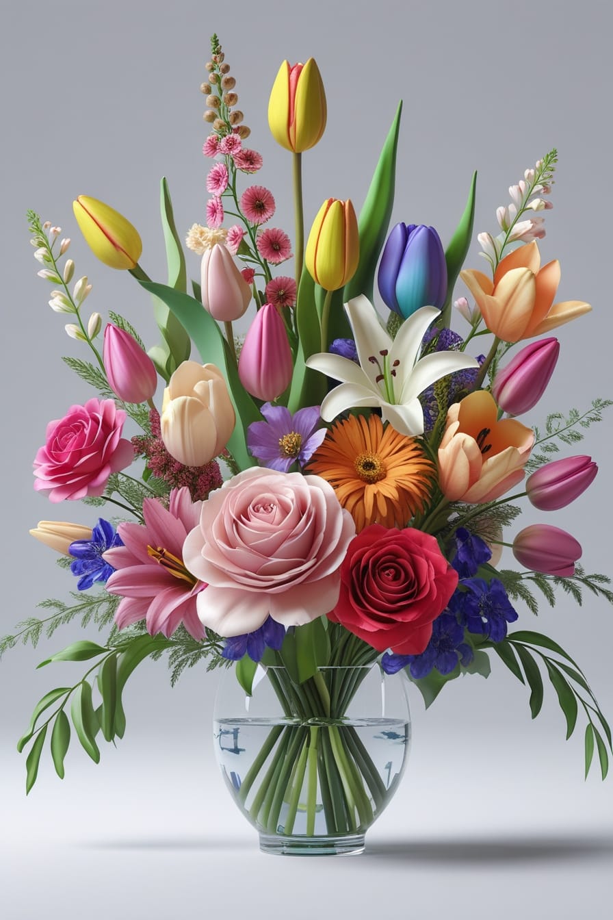 Lavender and White Florals - Image 2